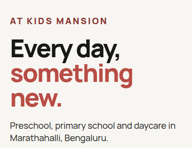 Preview of Option 2 homepage
